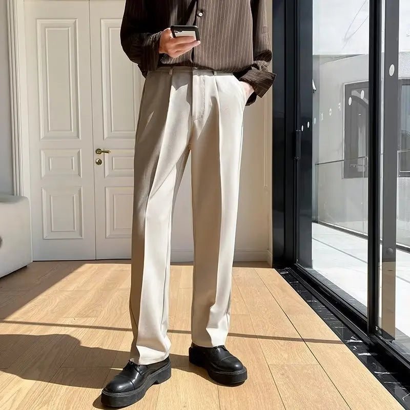 Oversize Men's Business Pants Men Fit Stretch Formal Trousers Husband Plus  Size Loose Trousers Mens Clothing Casual Pants | Fruugo KR