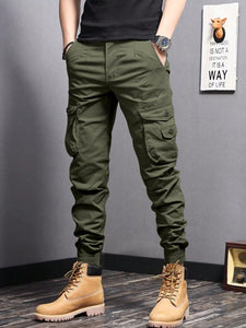 Flap Side Pocket Cargo Pants for Men - Mylivingdream Store